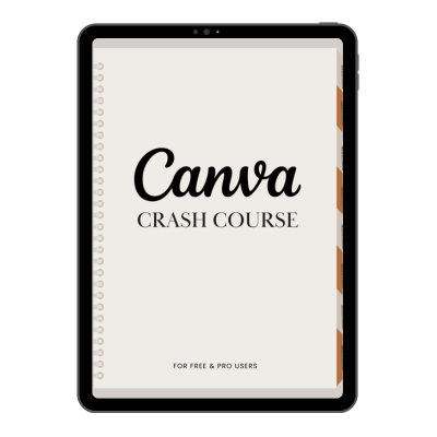 Canva Crash Course (With Resell Rights)